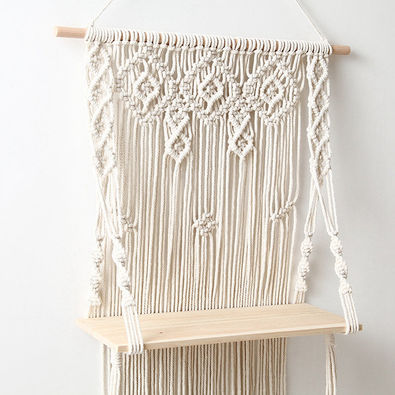 Nordic Cotton Rope Tapestry Shelf