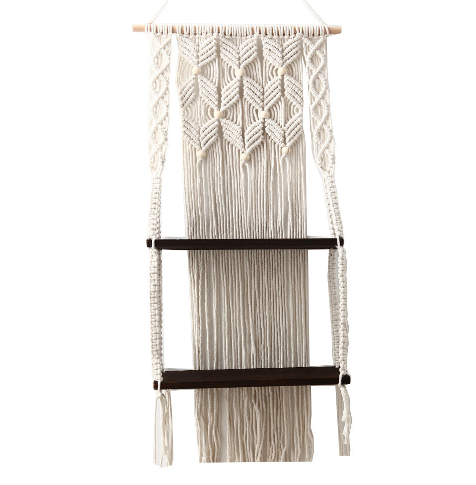 Two-Layer Cotton Rope Shelf