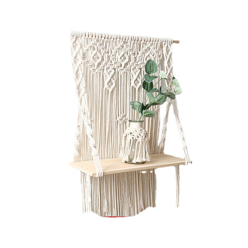 Nordic Cotton Rope Tapestry Shelf