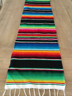 Woven Beach Blanket with Tassels