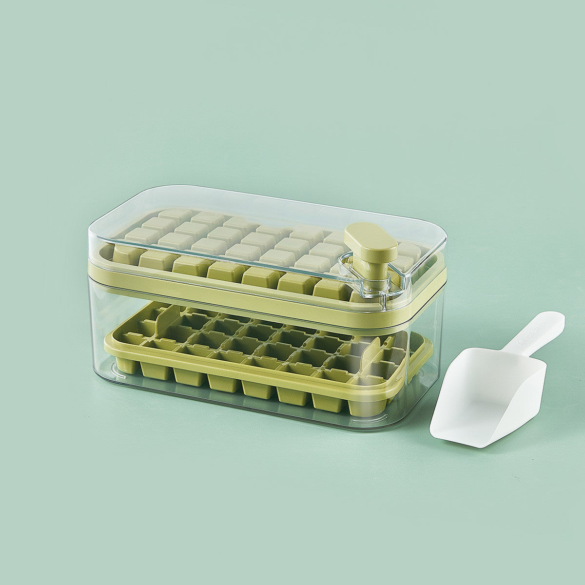 One-Button Ice Cube Maker