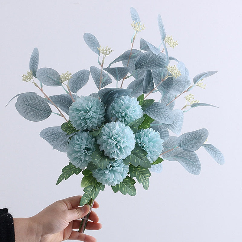 Eucalyptus & Chrysanthemum Bouquet