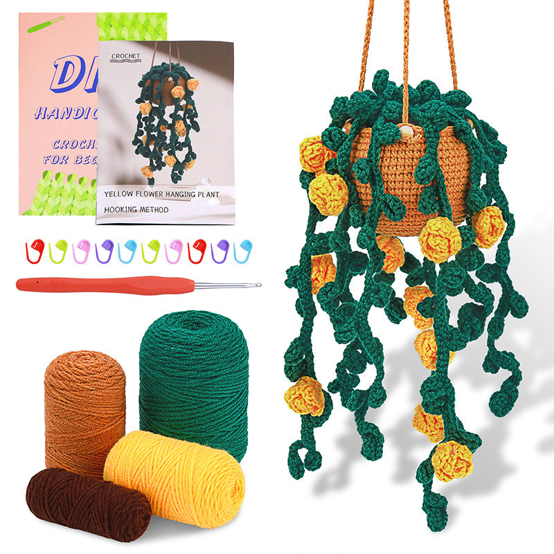 Crochet Plant Pendant Kit