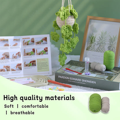 Crochet Plant Pendant Kit