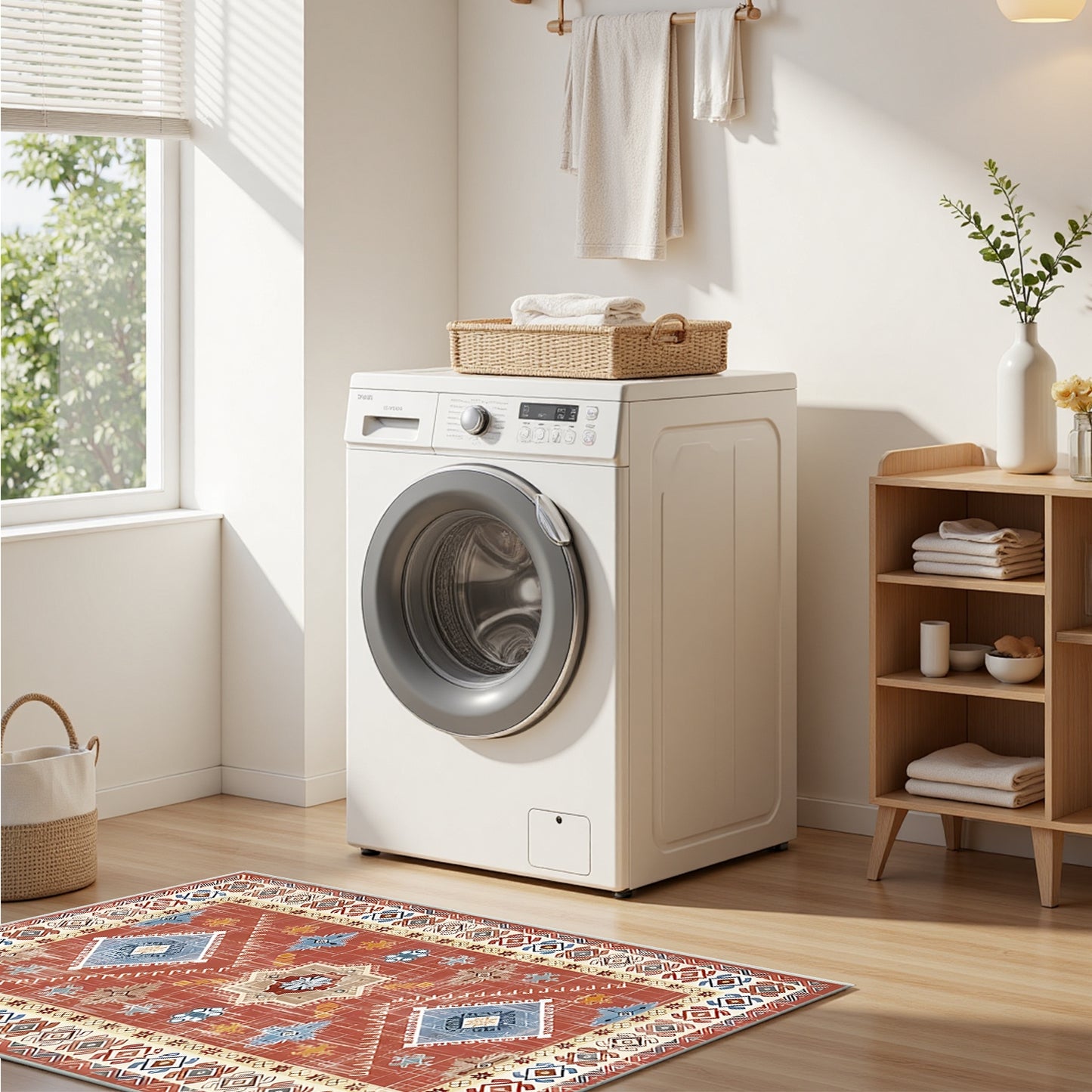 Boho Kitchen Rug Set - 4 Pieces