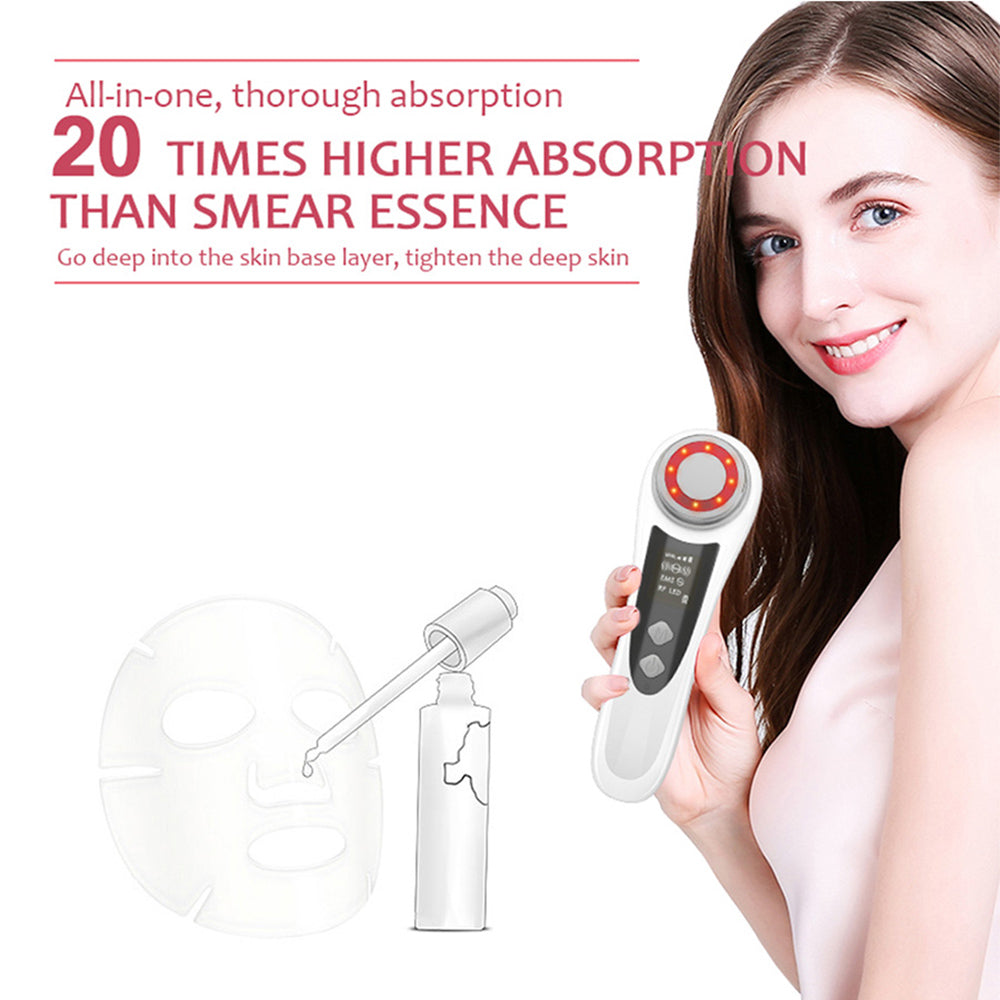 RF & EMS Beauty Device with Light Therapy
