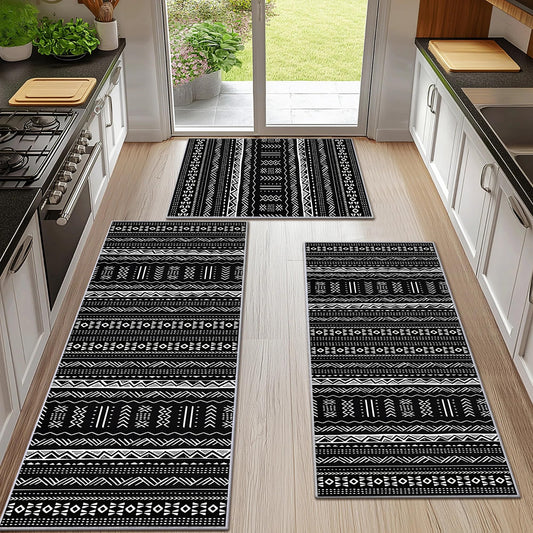 Kitchen Rug Set - 3 Pieces