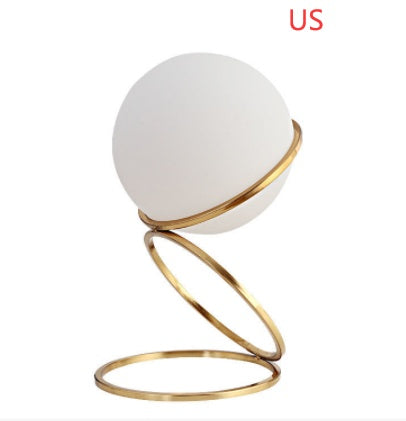Modern Ball Table Lamp - Elegant Bedside Lighting for Bedroom & Living Room