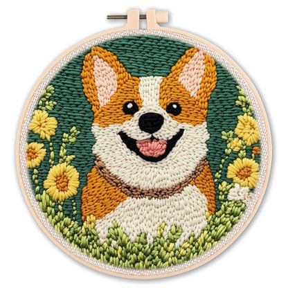 Handmade Poke Embroidery Kit