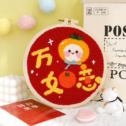 Handmade Poke Embroidery Kit