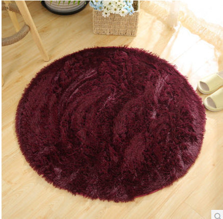 Fluffy Round Faux Fur Rug