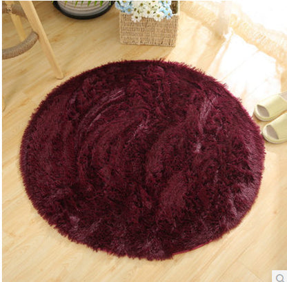Fluffy Round Faux Fur Rug