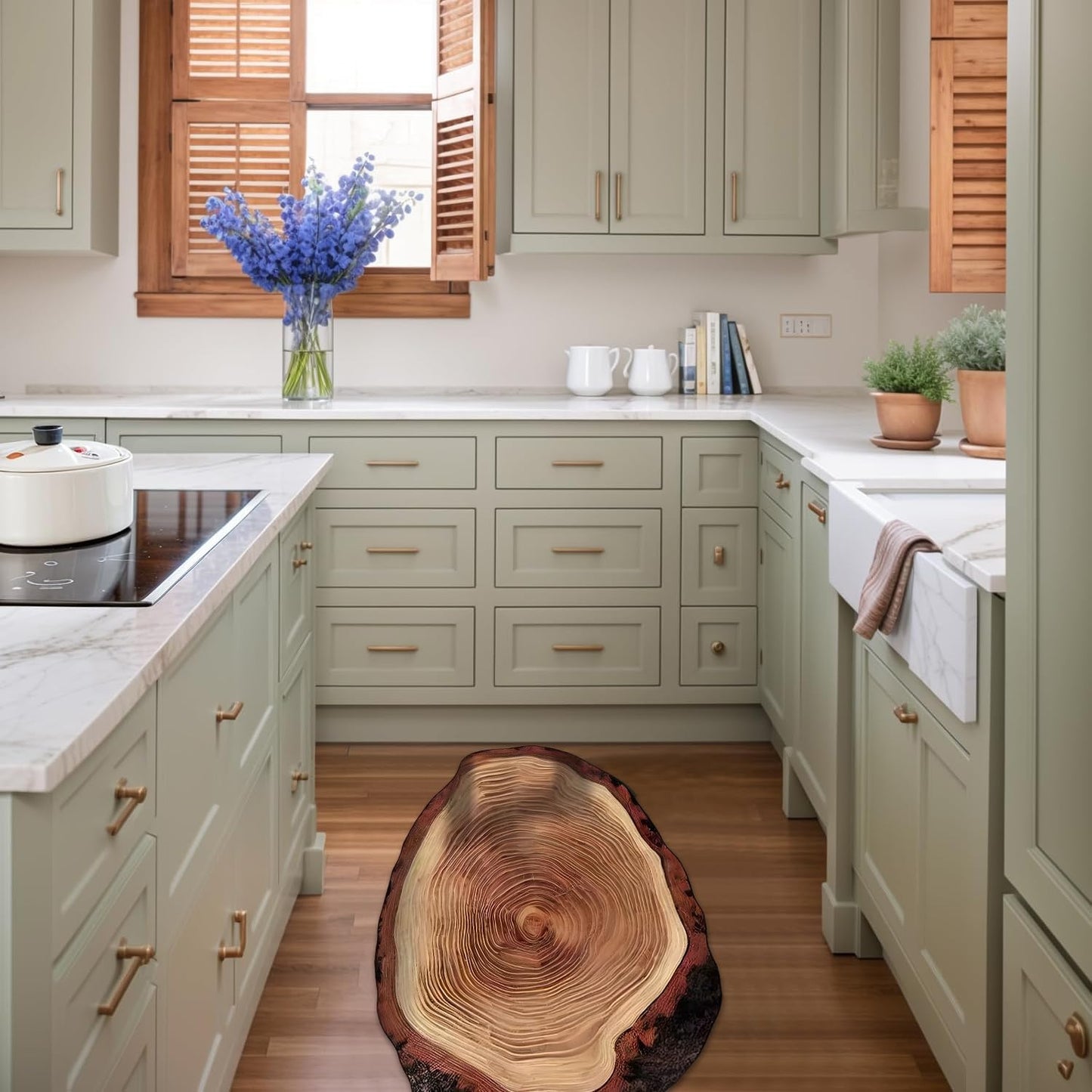 Wood Grain Bath Mat - 23.6x35.4 Inches