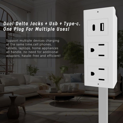 Power Socket Extender with USB