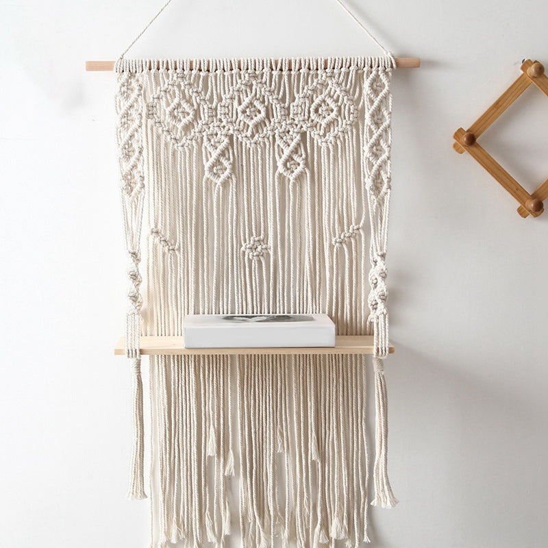 Nordic Cotton Rope Tapestry Shelf