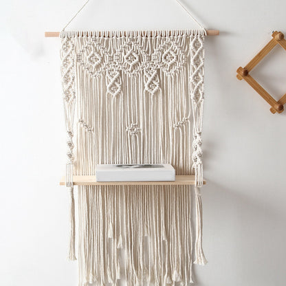 Nordic Cotton Rope Tapestry Shelf