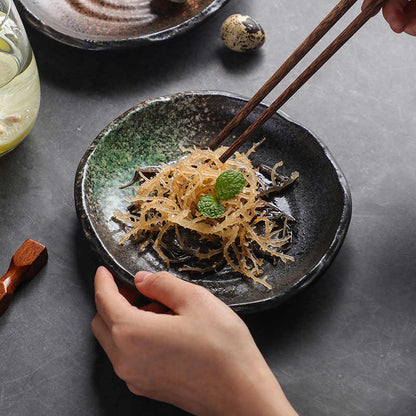 Retro Tableware Creative Irregular Plate