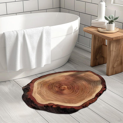 Wood Grain Bath Mat - 23.6x35.4 Inches