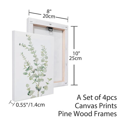 Botanical Canvas Set - 4 Pieces