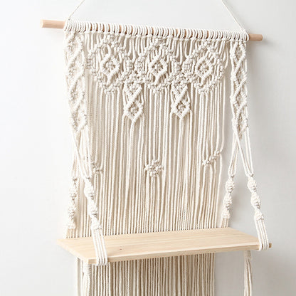 Nordic Cotton Rope Tapestry Shelf
