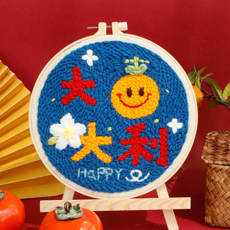 Handmade Poke Embroidery Kit