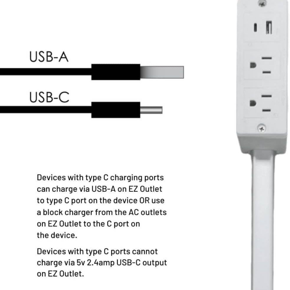 Power Socket Extender with USB