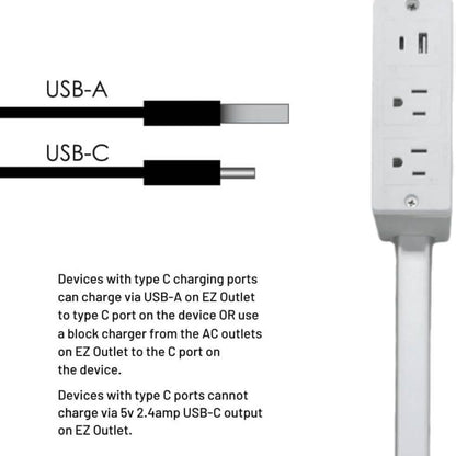 Power Socket Extender with USB