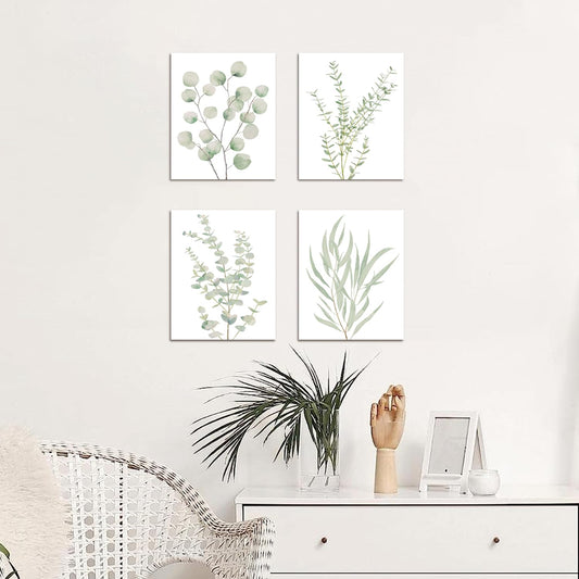 Botanical Canvas Set - 4 Pieces