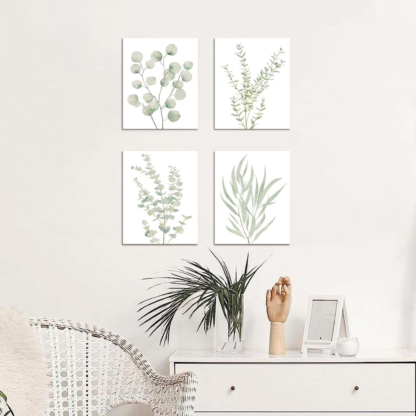 Botanical Canvas Set - 4 Pieces