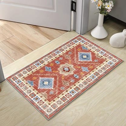 Boho Kitchen Rug Set - 4 Pieces