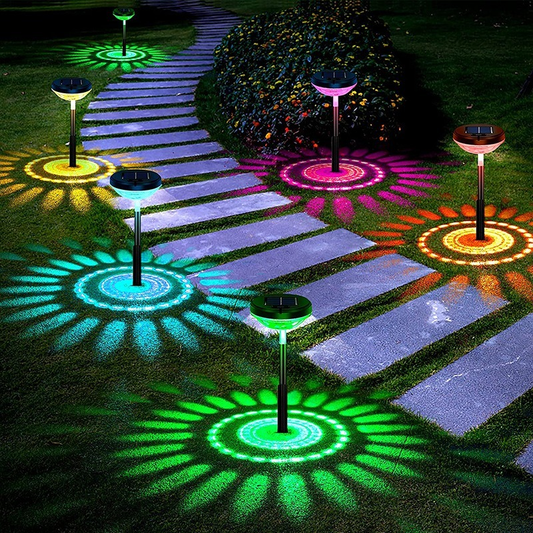 Solar Projection Lawn Light - Water Droplet