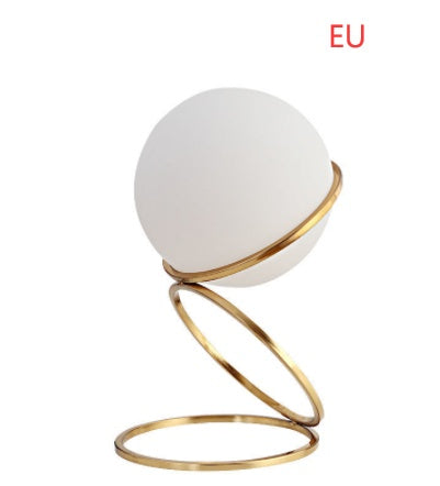 Modern Ball Table Lamp - Elegant Bedside Lighting for Bedroom & Living Room