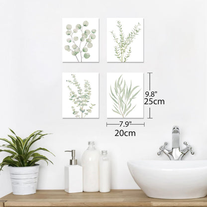 Botanical Canvas Set - 4 Pieces