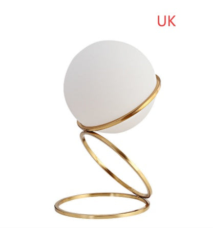 Modern Ball Table Lamp - Elegant Bedside Lighting for Bedroom & Living Room
