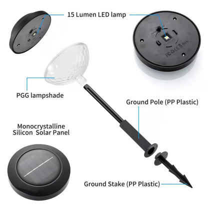 Solar Projection Lawn Light - Water Droplet