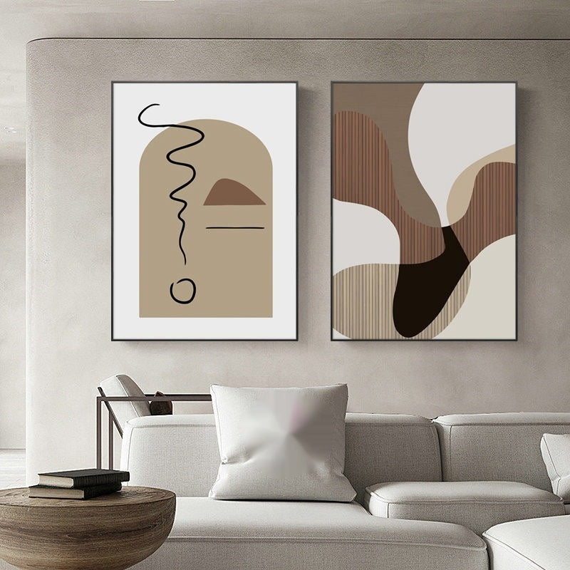 Abstract Canvas Wall Art - Living Room Décor