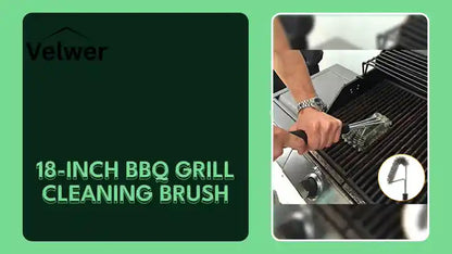 18-Inch BBQ Grill Cleaning Brush by@Outfy
